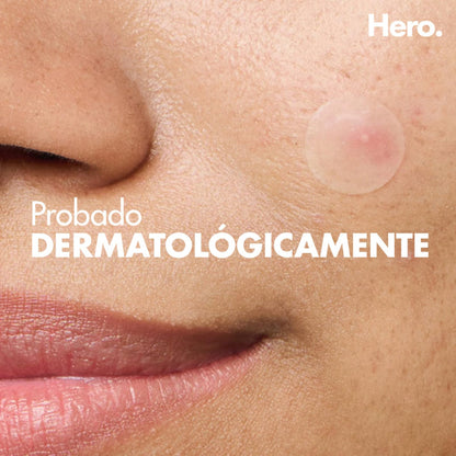 Hero Parches para Acné Mighty Patch Invisible+, Caja con 36 piezas. Delgados para Uso de Día. Absorben Gentilmente las Impurezas en 6 a 8 Horas. No Contienen Medicamento. Probados Dermatológicamente