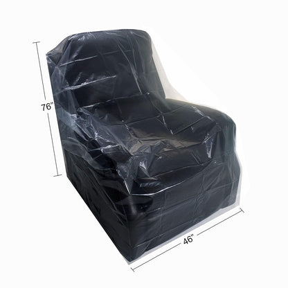 uBoxes Chair Protective Poly Covers, 72 x 46 inch, 2 Pack