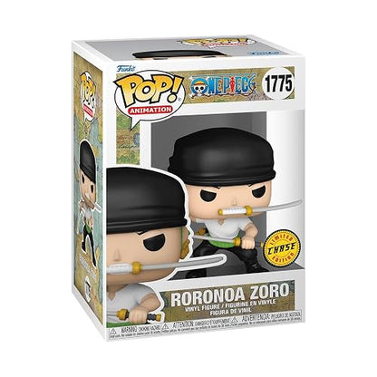 Funko Pop! Animation: One Piece - Zoro - 1 in 6 Chance of Rare Chase | Mercancía Oficial de Anime - Figura de Vinilo Coleccionable para Decoración - Regalo de Cumpleaños para Fans