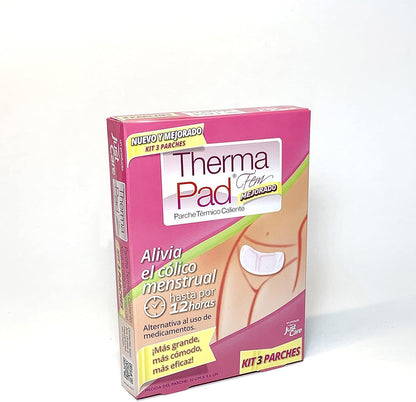 Kotex Toallitas Húmedas para Higiéne Íntima, 1 paquete con 56 piezas + Therma Pad Fem 3 Parches Termico, 3 parches