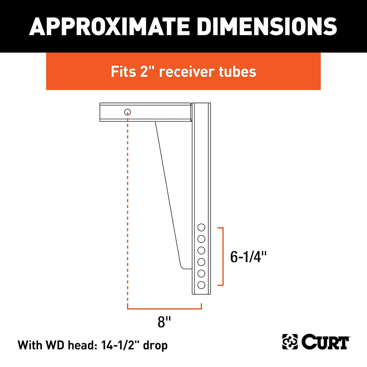 CURT Manufacturing 17125 Trailer Hitch