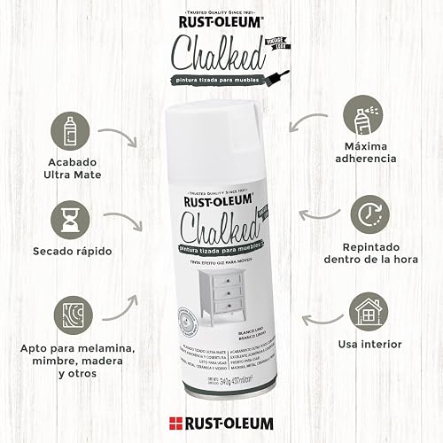 Pintura Tizada Aerosol Chalked Interior Transparente Mate 312 g