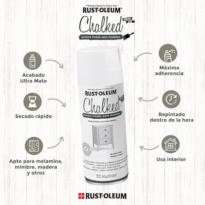 Pintura Tizada Aerosol Chalked Interior Transparente Mate 312 g