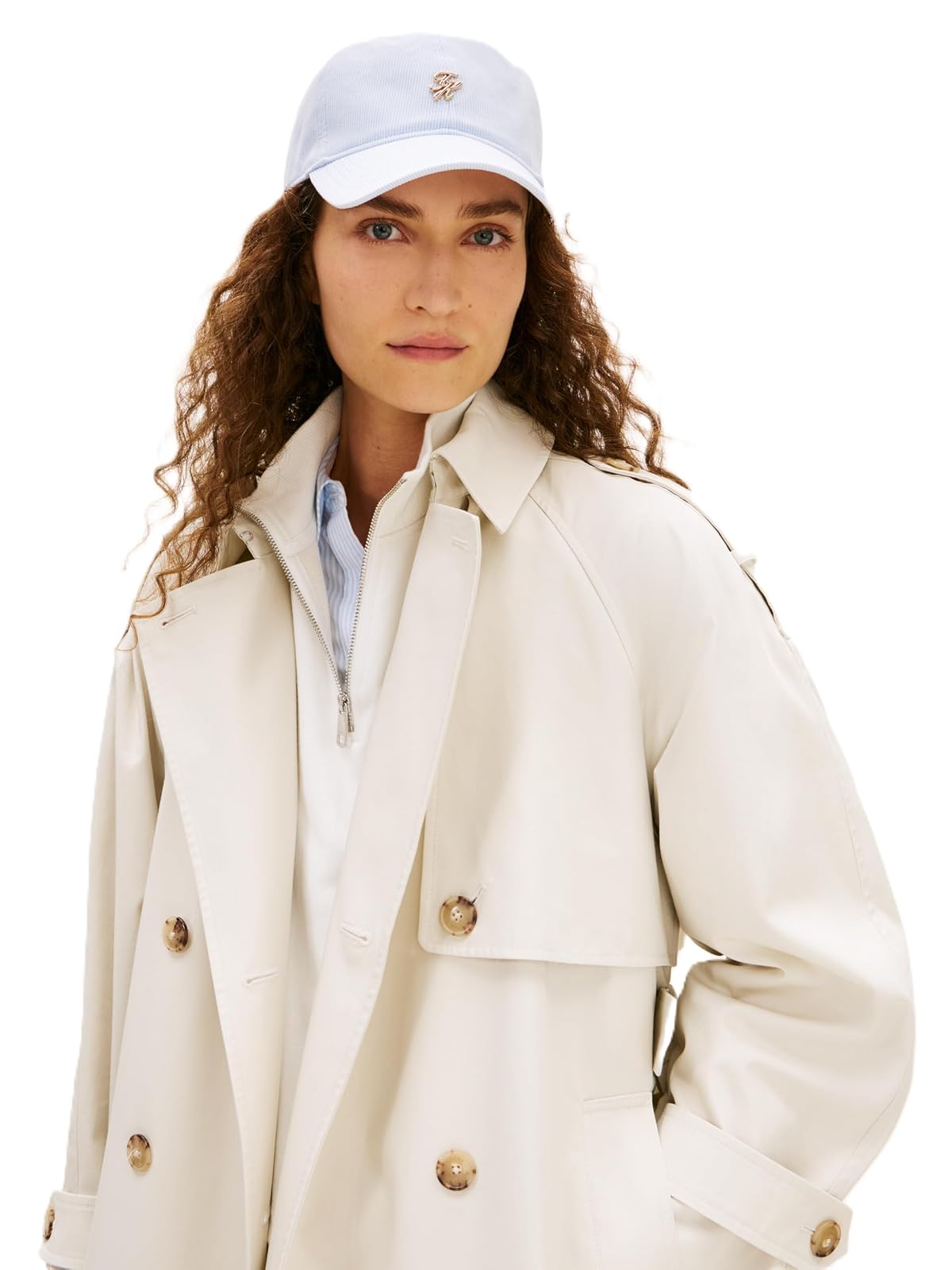 Tommy Hilfiger Gorra para Mujer C1Y para Mujer, Azul, Talla Única
