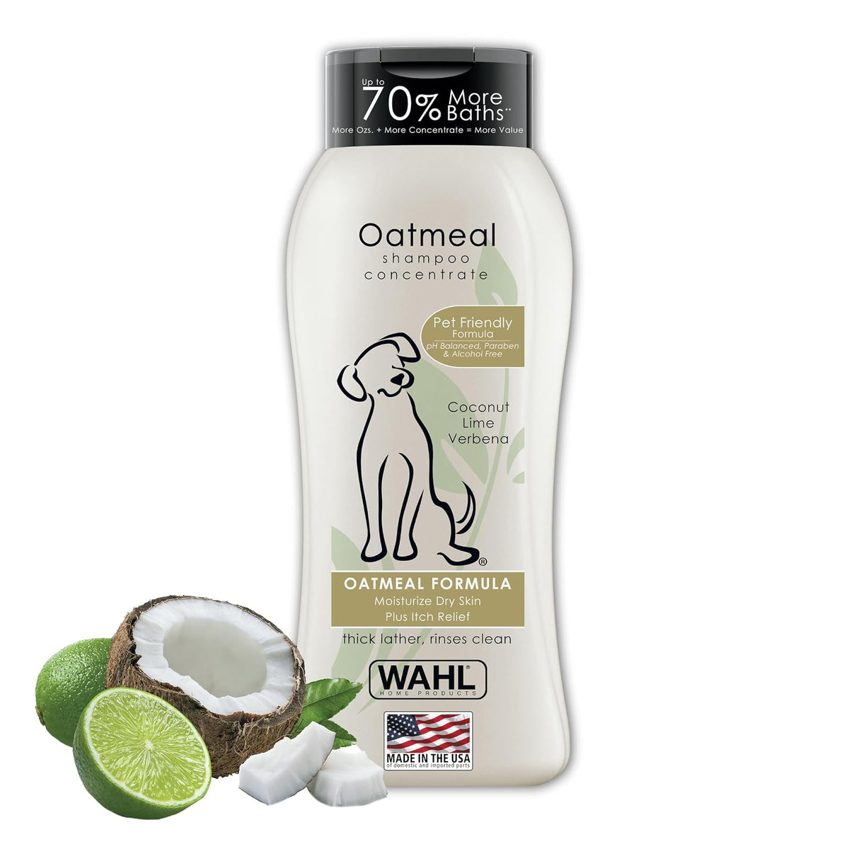 Wahl - Champú de Avena 100% Natural para Mascotas #820004T