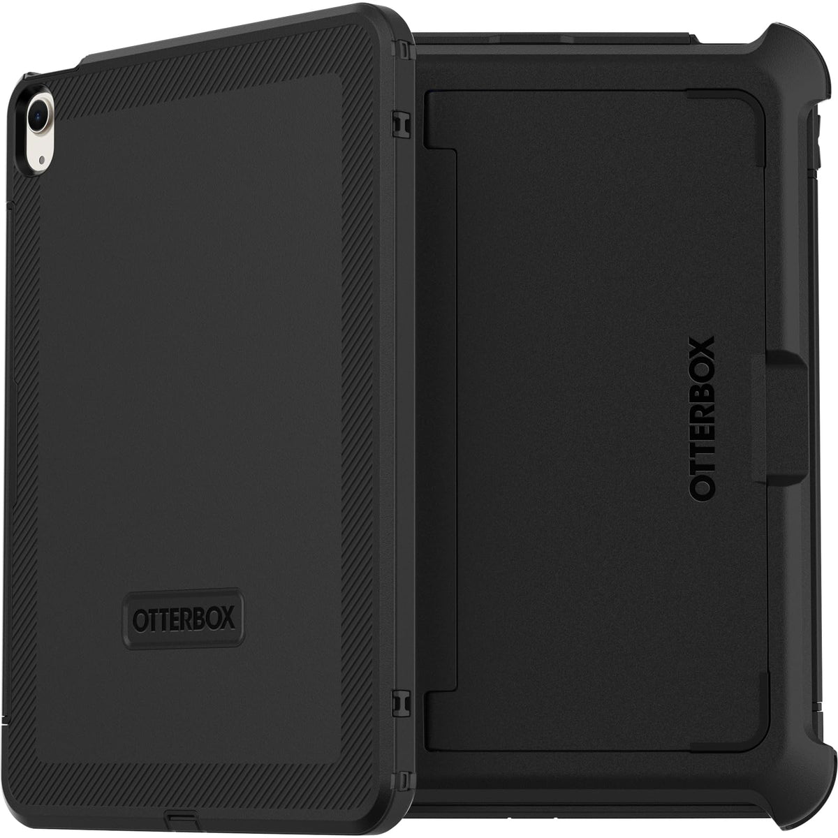 OtterBox Defender Series - Funda para iPad Air de 11 Pulgadas (M3) y (M2), Color Negro, Resistente, Duradero, protección de Revestimiento múltiple