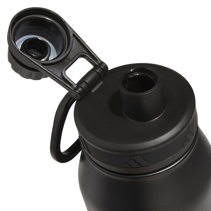 Adidas Botella de Acero Inoxidable 1L Doble Pared Negro/Blanco