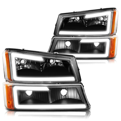 PM Performotor Juego de Luces LED DRL para Faros Delanteros Avalanche/Silverado 1500-3500 HD