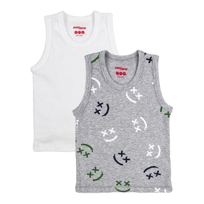 Baby Creysi Playera Sin Mangas Infantil Pack de 2 Algodón Hipoalergénico