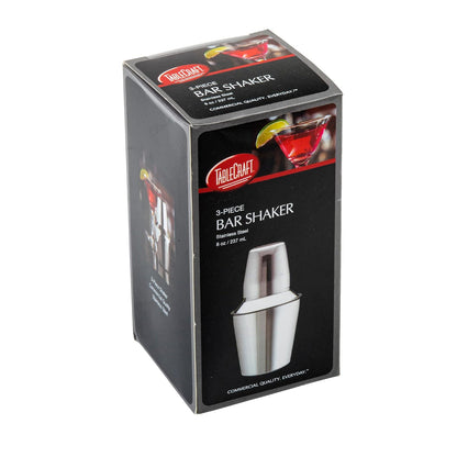 TableCraft - Coctelera de acero inoxidable (3 unidades, 236 ml)
