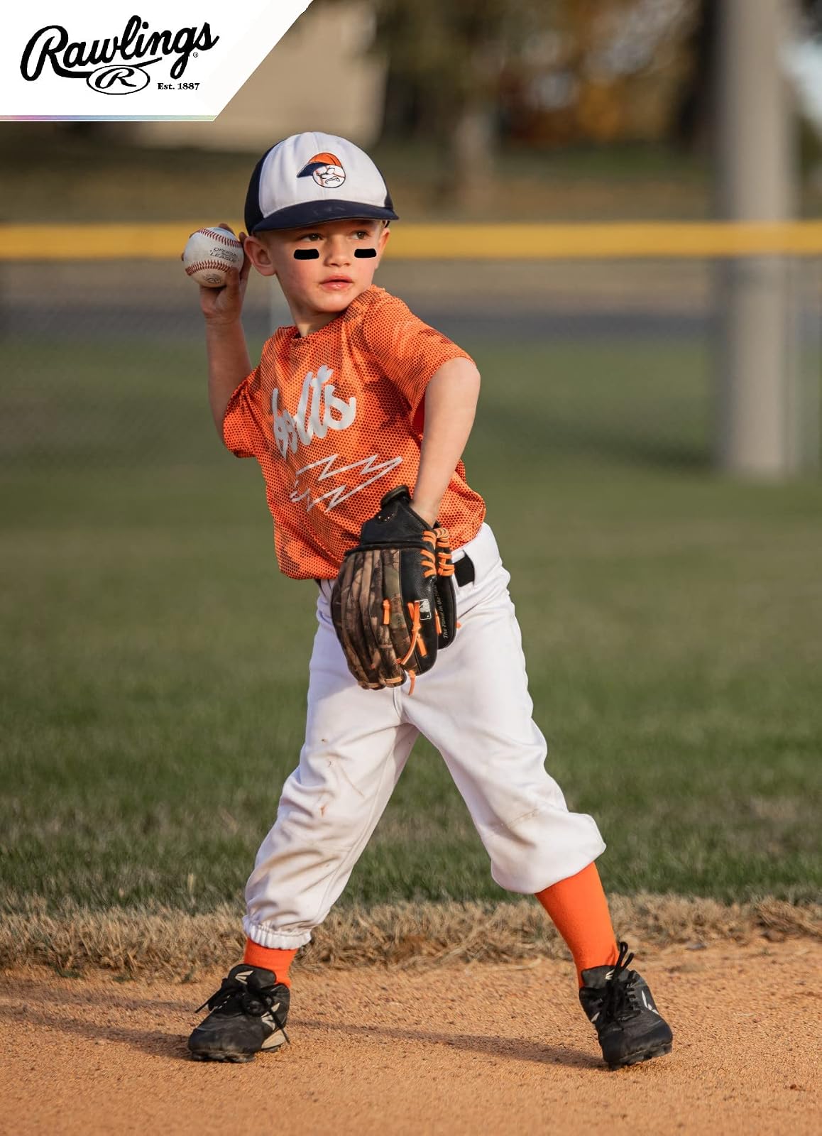 Rawlings Eye Black Stickers - Great for Baseball, Softball, Football, Lacrosse, Sports