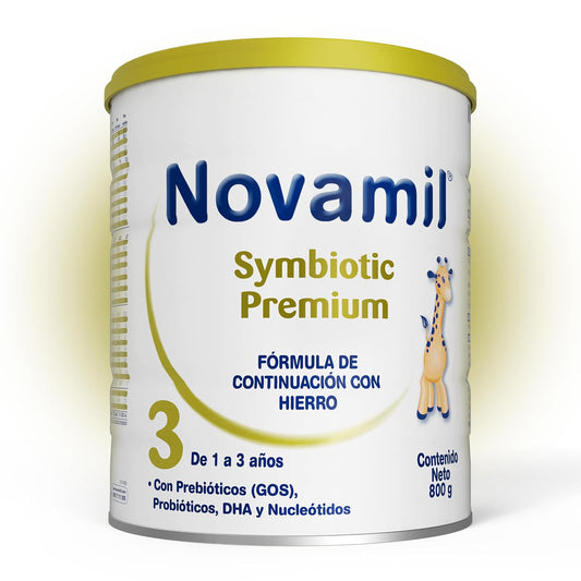 NOVAMIL - Symbiotic Premium Etapa 3, de 1 a 3 años de edad, bote con 800g