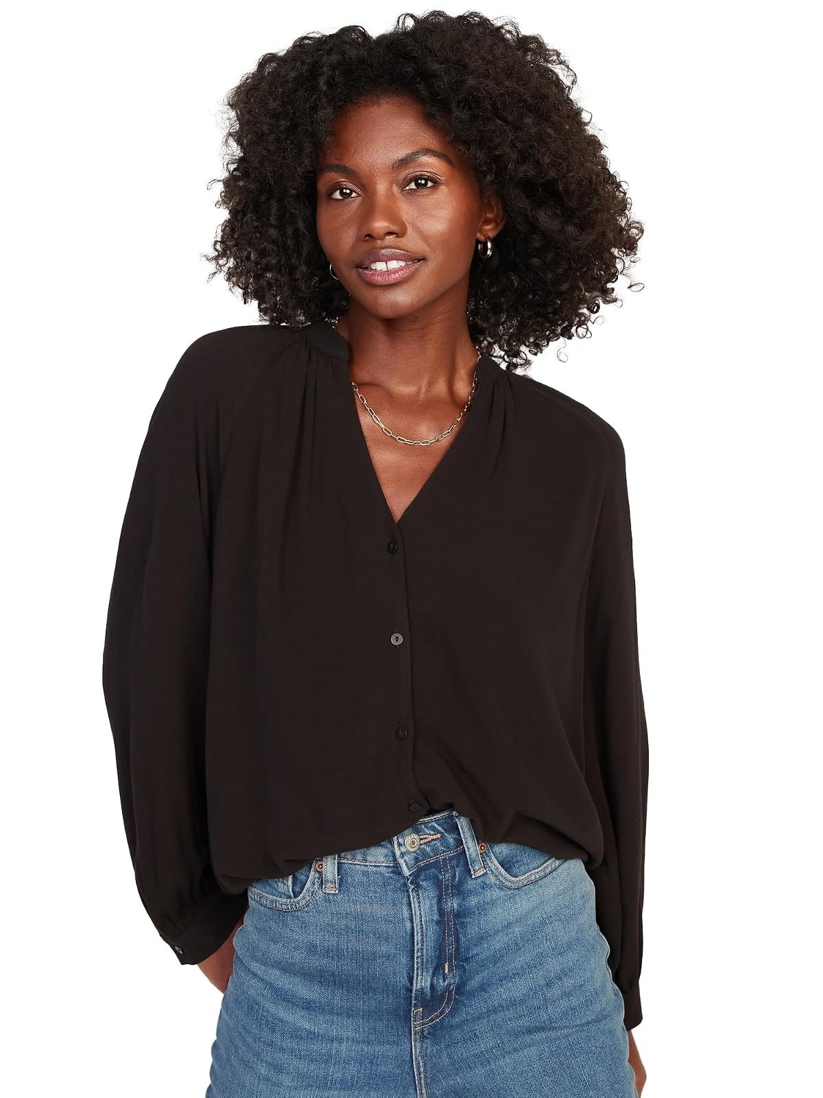 OLD NAVY 503648001-011M Blusa, Mujer
