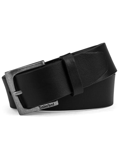 Timberland Cinturón de mezclilla de piel clásico de 1.4 pulgadas de ancho (tamaños grandes y altos disponibles) Cinturón Hombre