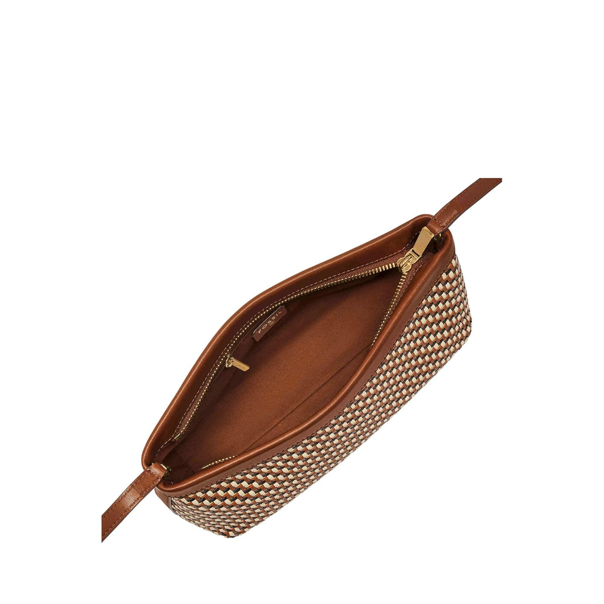 Cartera de Mano Fossil ZB11122249 Penrose de piel en tono marrón para mujer