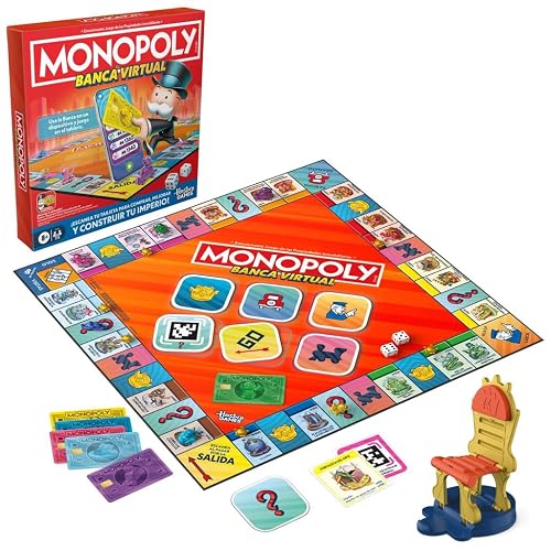 Hasbro Gaming Monopoly Banca Virtual Juego de Mesa a Partir de 8 Años
