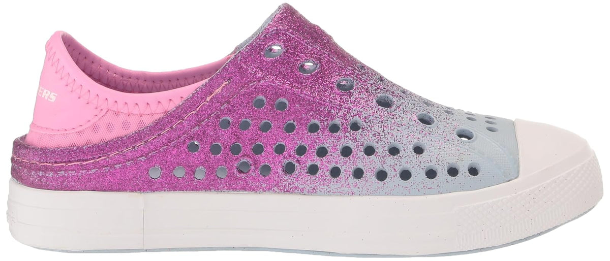 Skechers Foamies Guzman Steps - Zapato de Agua Glitterland Zapatillas para Niñas