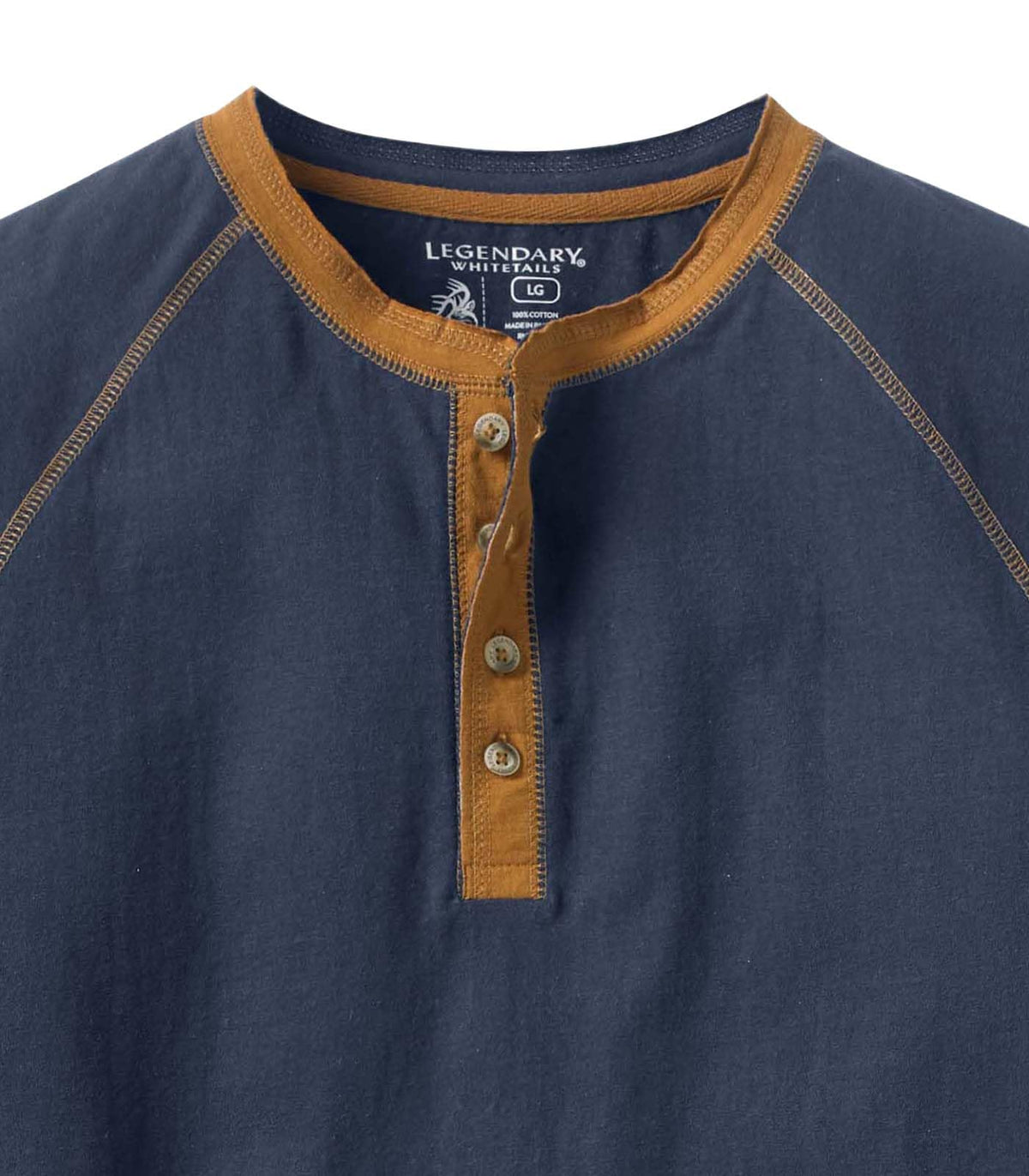 Legendary Whitetails Recluse Henley para Hombre