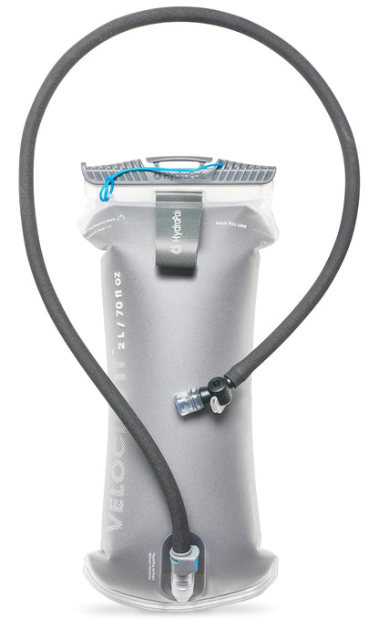 HydraPak Velocity IT (depósito de hidratación de 1,5 L o 2 L) – Vejiga de Agua aislada/depósito para Paquete de hidratación, válvula de mordida autosellante, a Prueba de Fugas y Apta para lavaplatos - Azul - 2 litros