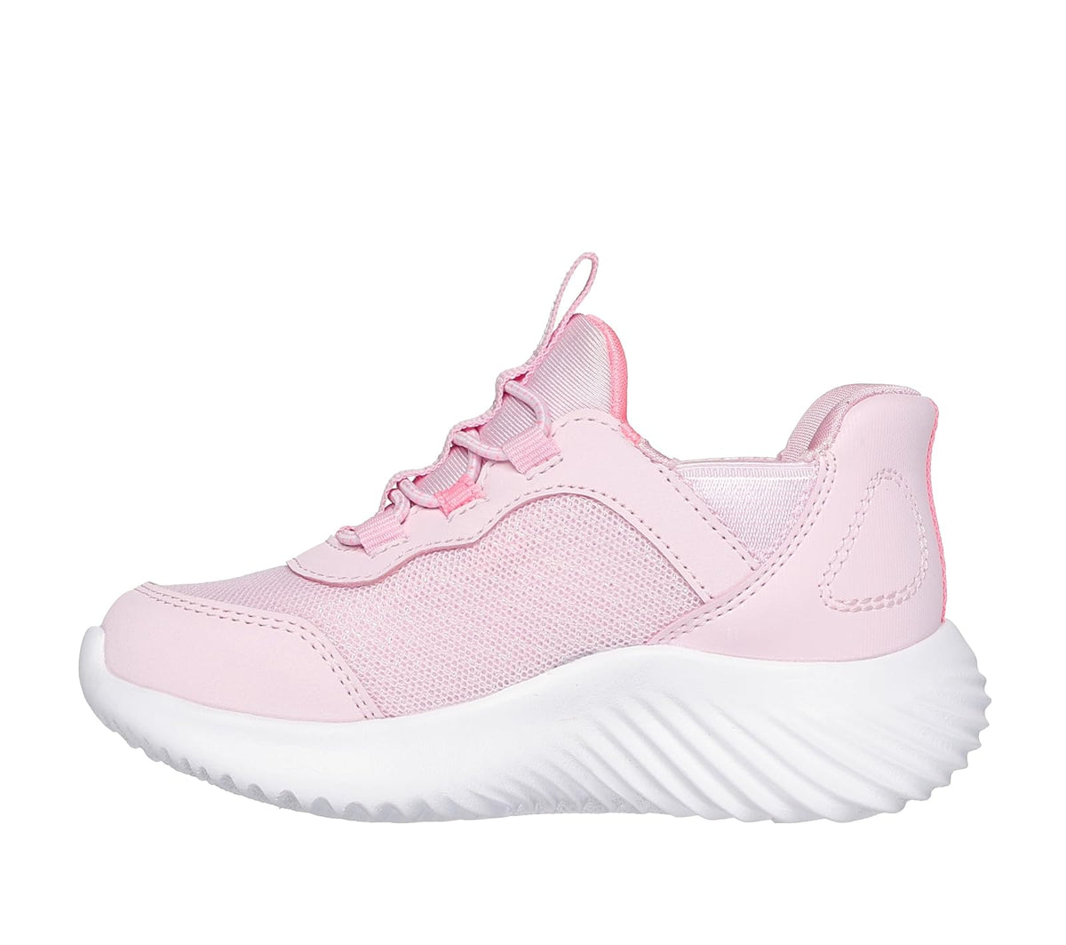 Skechers Bounder Simple - Zapatos Lindos para niñas | Casual, sin cordones, espuma viscoelástica refrigerada por aire, lavable a máquina