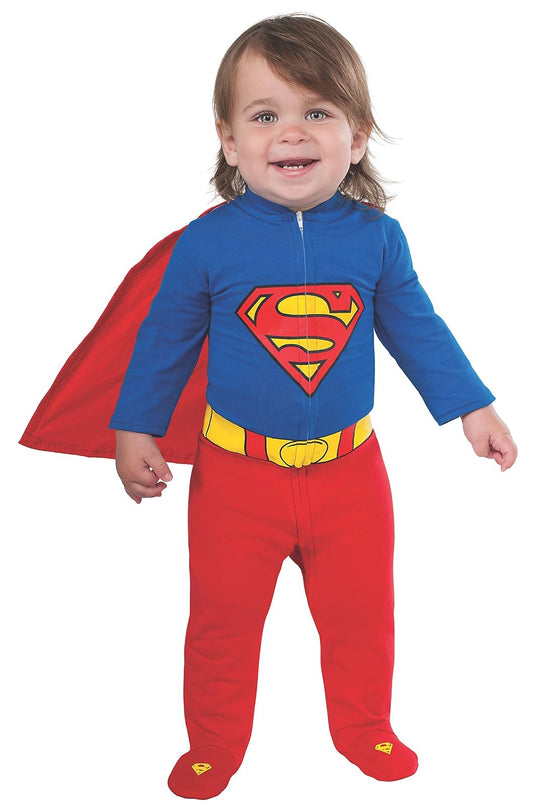 Rubie's Baby DC Comics - Disfraz de superhéroe para bebé, Como se muestra, 0-6 Meses