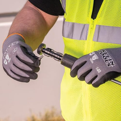 KLEIN TOOLS 60587 | Guantes Nivel De Corte A4 | Talla CH | Agarre Superior | Guantes de trabajo con protección A4 contra cortes y agarre firme para usar herramientas en seco o húmedo.