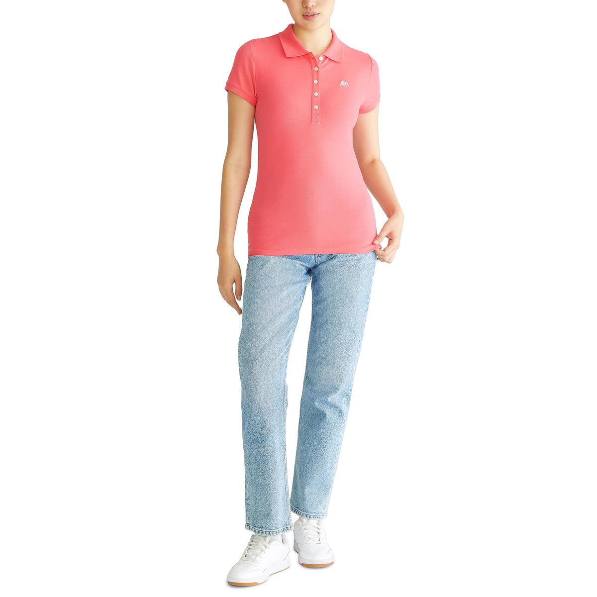 Aéropostale Polo Aero Solid para Mujer - XL - Cali Rose