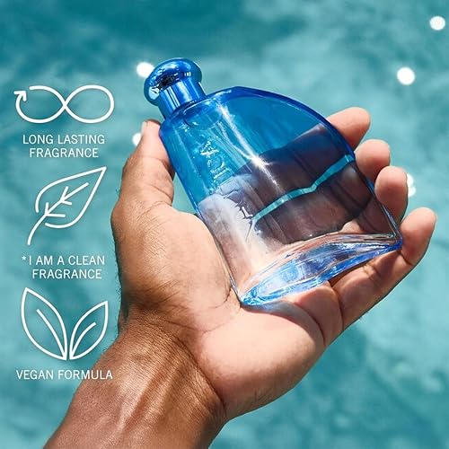 NÁUTICA, Blue Eau de Toilette, Fragancia Unisex, Aroma Fougère Marino, Vegano, Fresco y Duradero, 100 ML
