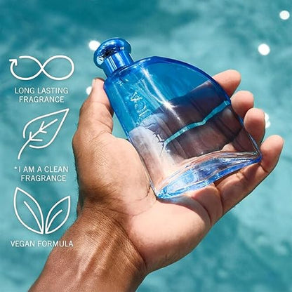 NÁUTICA, Blue Eau de Toilette, Fragancia Unisex, Aroma Fougère Marino, Vegano, Fresco y Duradero, 100 ML