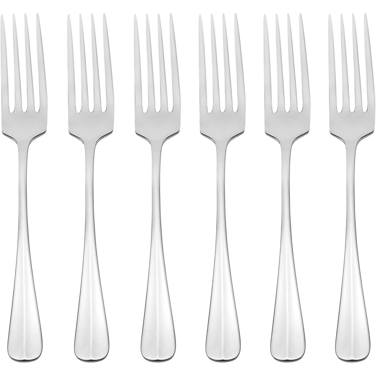 Oneida Tenedores para Cena Savor Acero Inoxidable 18/0 Acabado Espejo Set de 6