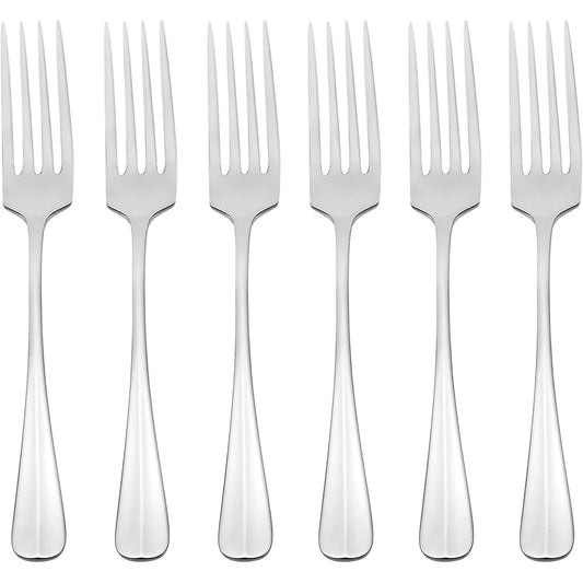 Oneida Tenedores para Cena Savor Acero Inoxidable 18/0 Acabado Espejo Set de 6