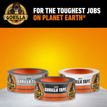 Gorilla Tape, Black Duct Tape, 1.88" x 35 yd, BNegro, (Paquete de 1)
