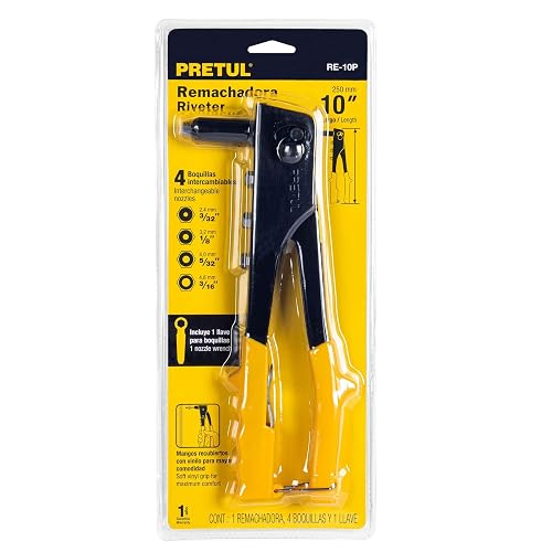 Pretul RE-10P, Remachadora 10", Pretul, Cilindro de Acero