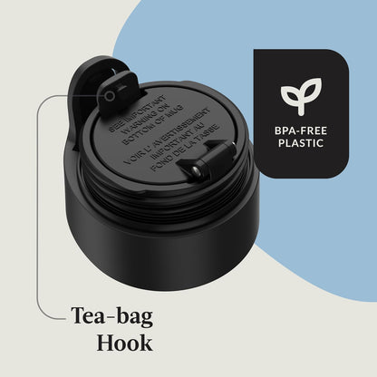 Contigo AUTOSEAL West Loop - Taza de viaje de acero inoxidable aislada al aspiradora con tapa fácil de limpiar, 12 onzas, perla helada glaciar