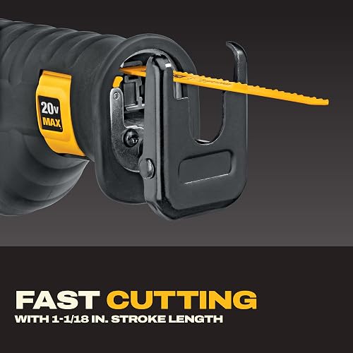 DEWALT Sierra Sable Inalámbrica 20V MAX* Velocidad Variable (Solo herramienta) DCS380B