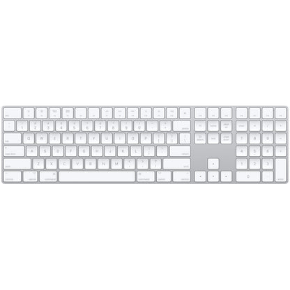 Teclado Magic Keyboard de Apple con Teclado numérico: Recargable, con conexión Bluetooth y Compatible con el Mac, iPad y iPhone; Inglés (EE.UU.), Color Plata