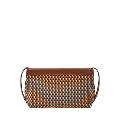 Cartera de Mano Fossil ZB11122249 Penrose de piel en tono marrón para mujer