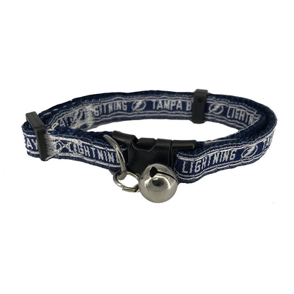 Pets First NHL Pet Gear Accesorios para Mascota con Licencia Oficial - Tampa Bay Lightning - Cat Collar - Collar de gato de nueva versión
