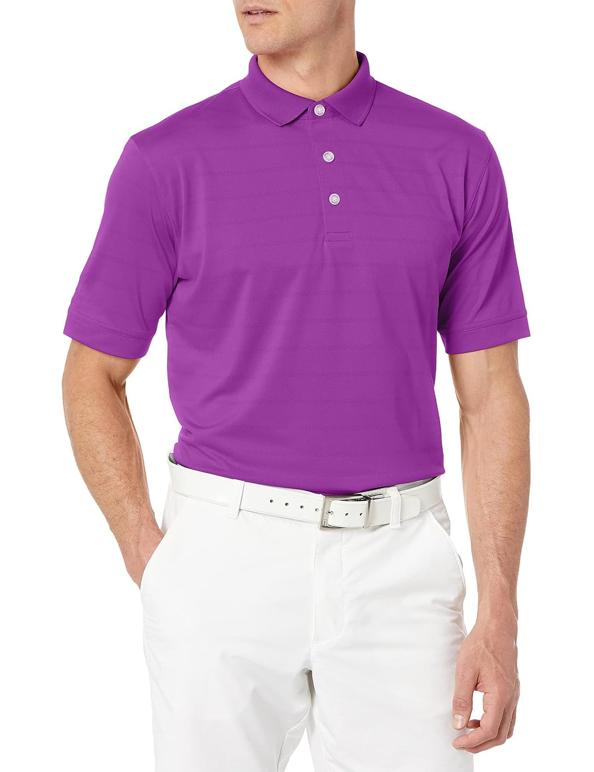 Callaway OPTI-Vent Playera Tipo Polo de Manga Corta, para Hombre - Púrpuro - M