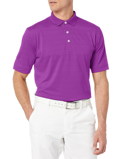 Callaway OPTI-Vent Playera Tipo Polo de Manga Corta, para Hombre - Púrpuro - M