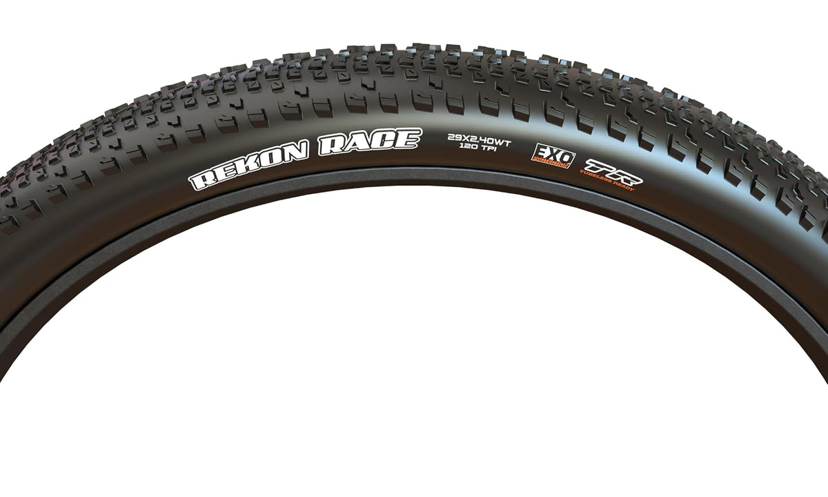 Maxxis Rekon Race - Dual Compound - 27.5, 29 - Exo - E25 Rating, Tubeless | Semi-Slick XC Race Tire