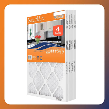 Flanders PrecisionAire 84857.011625 16 x 25 x 1 NaturalAire con bicarbonato de sodio, paquete de 4