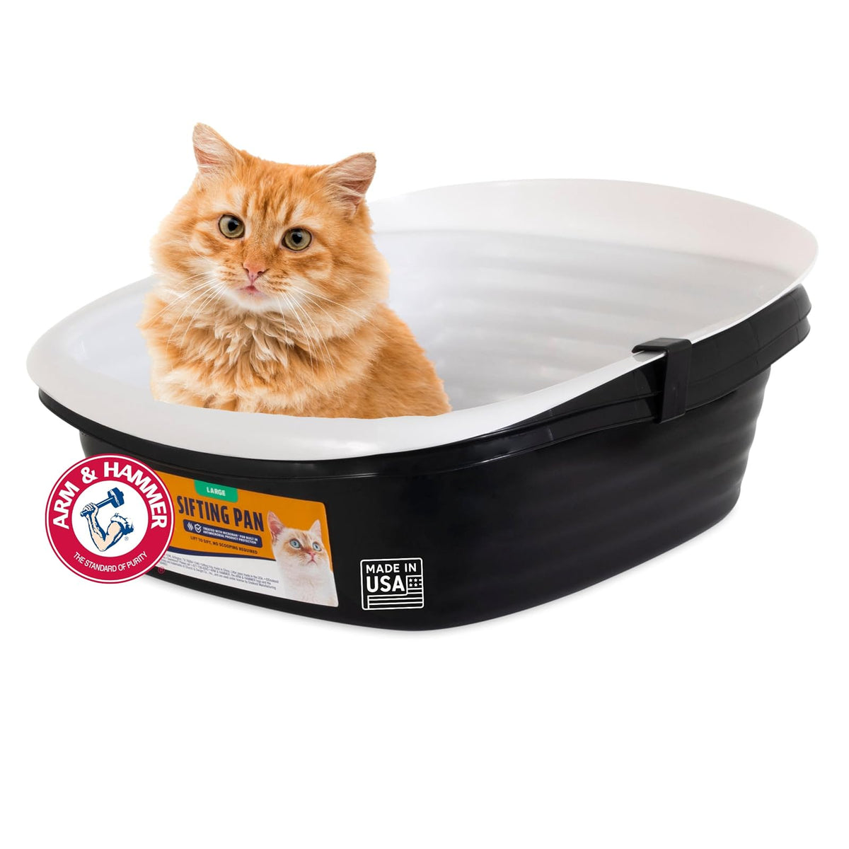 PETMATE - Cacerola grande con tamiz Arm & Hammer