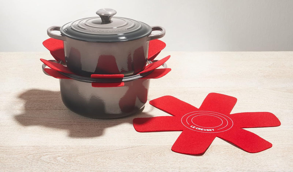 Le Creuset - Juego de 3 Protectores de Utensilios de Cocina de Fieltro