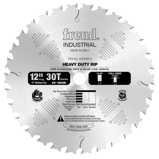 Freud LM72M012: 12" x 30T hoja de rasgado de alta resistencia
