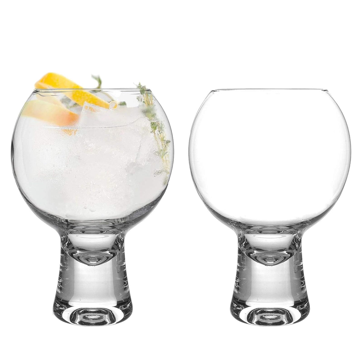 Agrippa | Juego De 6 Copas de Vidrio 340 Ml Vaso de Vidrio Apto para lavaplatos Regalo para hombres | Para Gin, Carajillo Bourbon, Vodka, Tequila, Ron, Coñac, Cóctel, Whisky