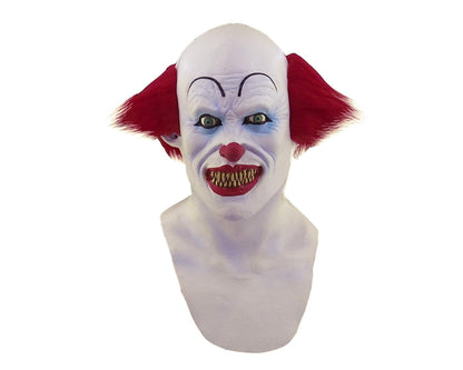 Máscara de Látex de Payaso Asesino de Miedo Terror con Pechera Ideal para Halloween por Ghoulish Productions