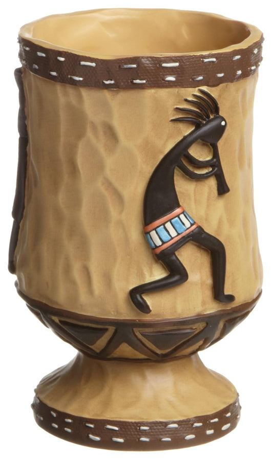 Avanti Linens Kokopelli Tumbler, Gold