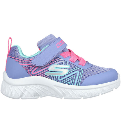 Skechers Girls Microspec Plus Swirl Sweet Sneaker