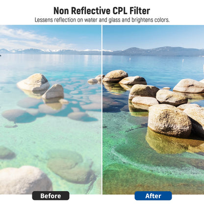 NEEWER 58mm UV CPL FLD Filtro Kit & ND Set para Canon Rebel, EOS Camaras | /